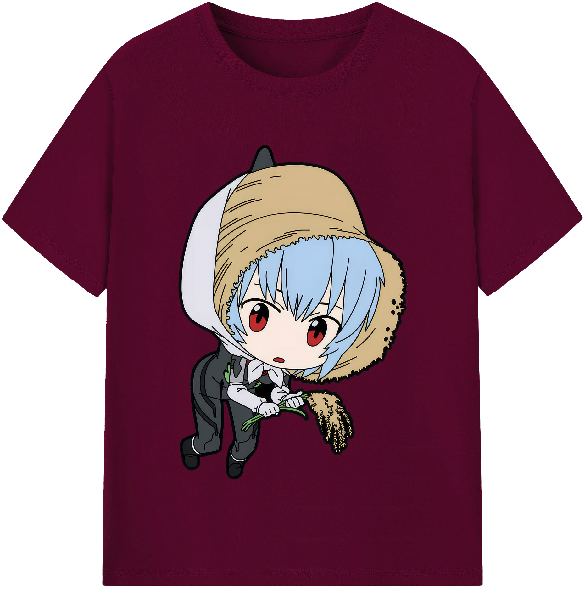 （画像用） EVA 新世紀エヴァンゲリオン レディースカジュアルプリントTシャツ（綿100％）